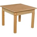 Wood Designs ‚Ñ¢ 24" Square Table with 20" Legs WD82420